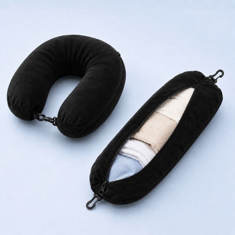 Packsy - Poduszka 2w1 na Ubrania i Więcej Miejsca w Bagażu